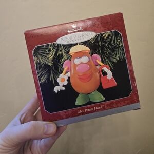 90s Collector Holiday Mrs Potato Head Ornament